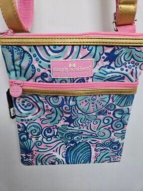 Simply Southern Pink Tropical Floral Women\'s Sling Bag Simply Southern Sling Bag – Aimaleigh main image 4